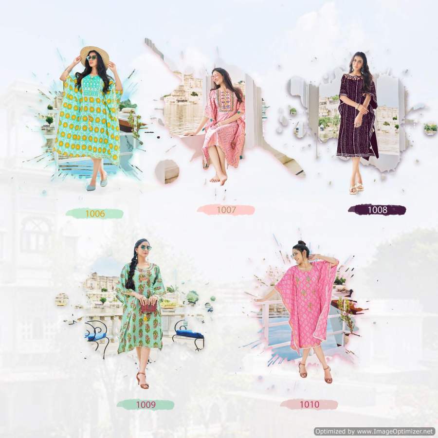 Cocktail 1 Islamic Fancy Casual Wear Kaftan Kurti Collection